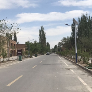 吐鲁番上湖村路（太阳能道路灯）